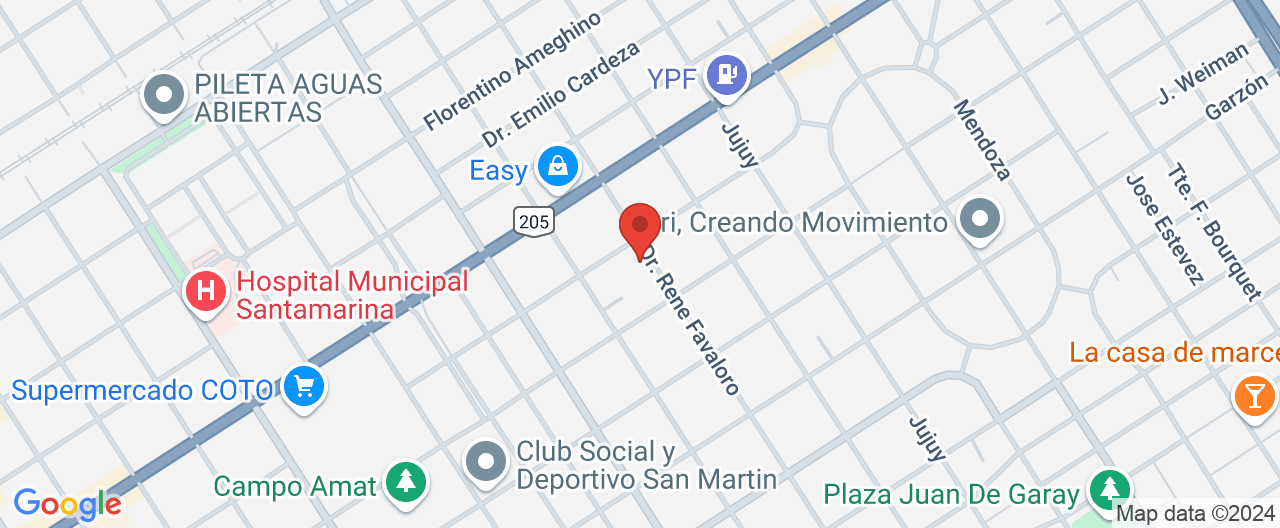 Mapa de la ubicación