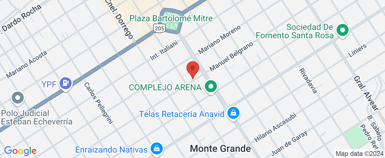 Mapa de la ubicación
