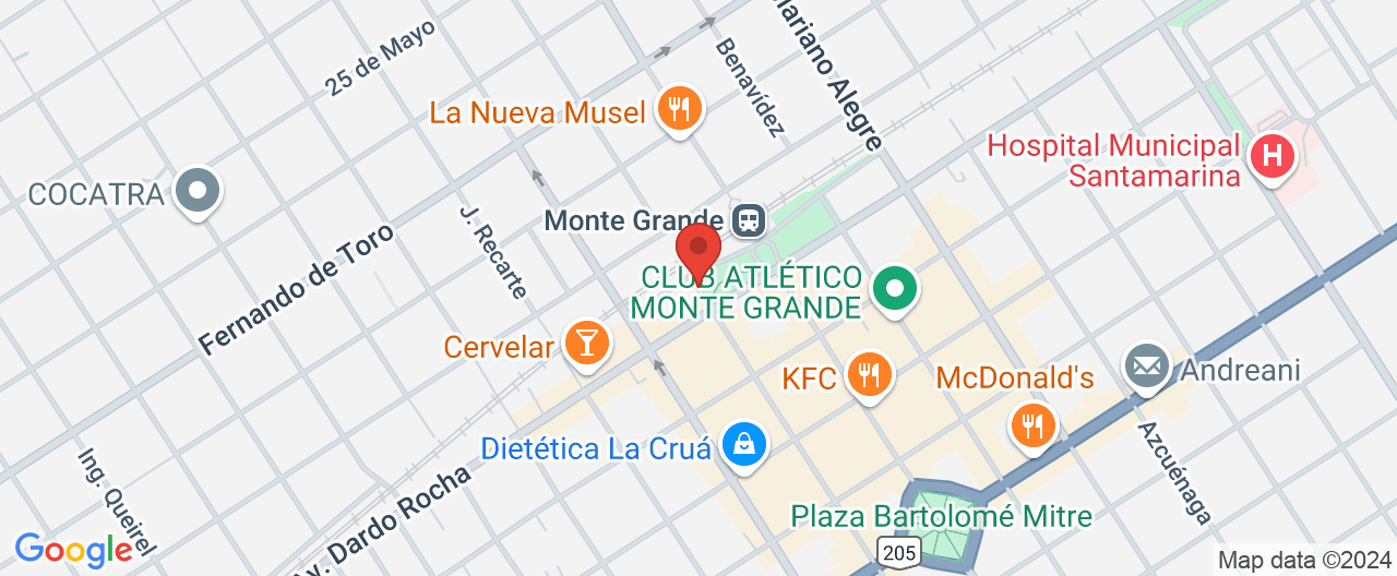 Mapa de la ubicación