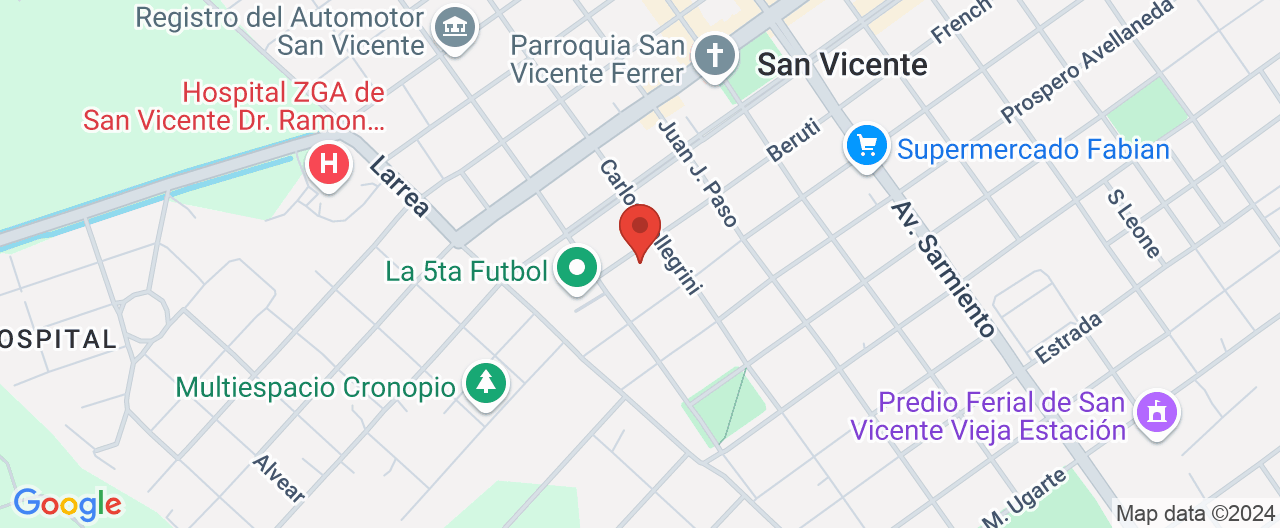 Mapa de la ubicación