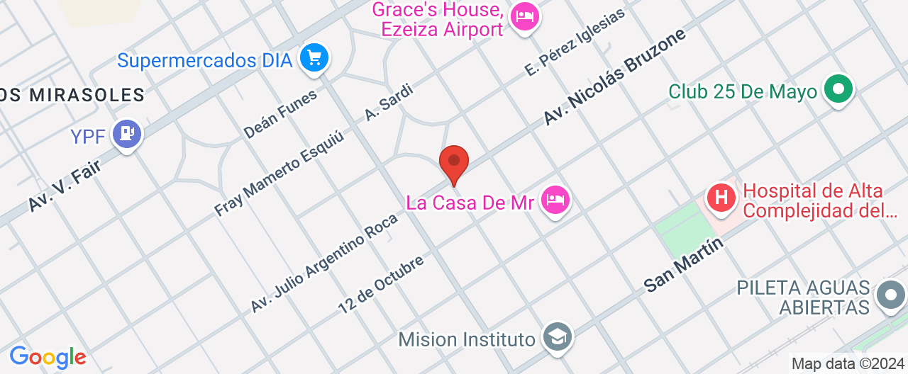Mapa de la ubicación