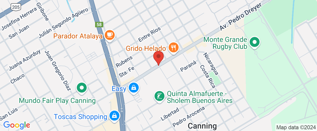 Mapa de la ubicación