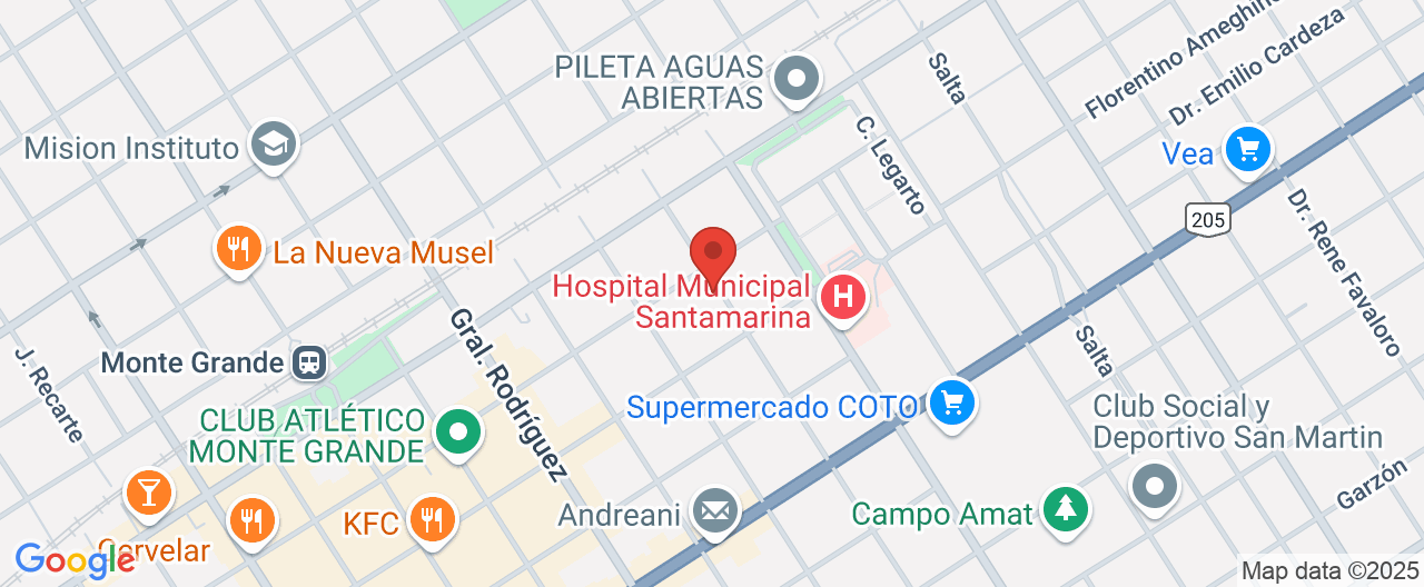 Mapa de la ubicación