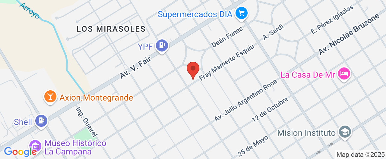 Mapa de la ubicación