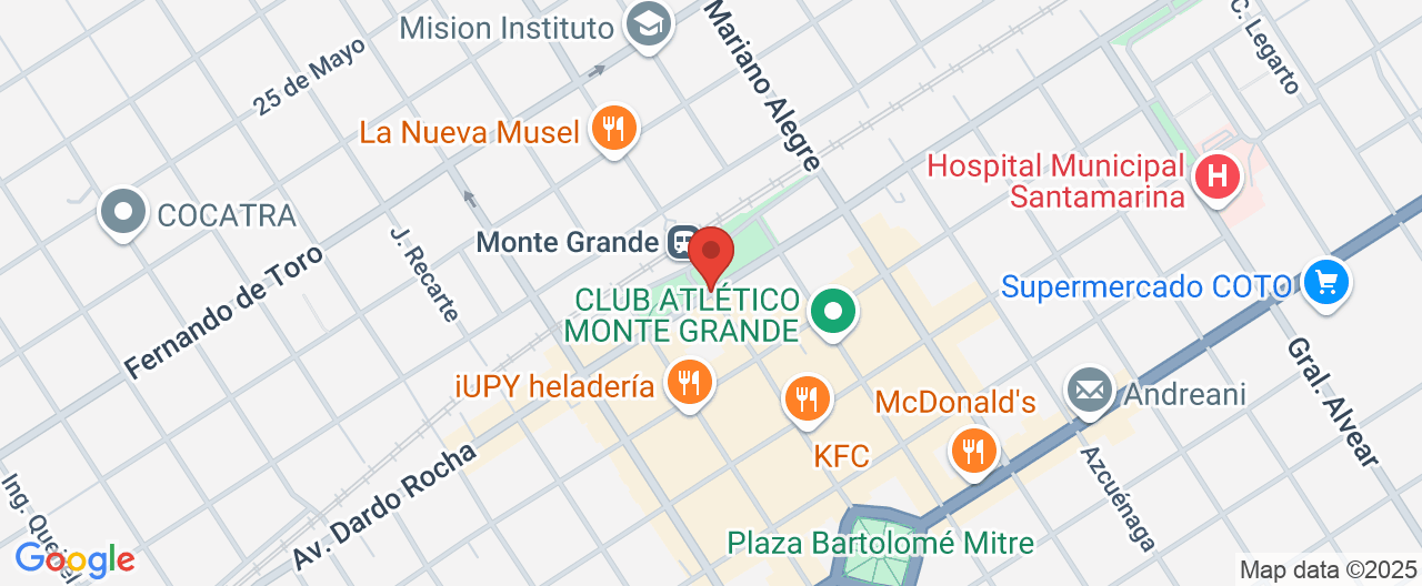 Mapa de la ubicación