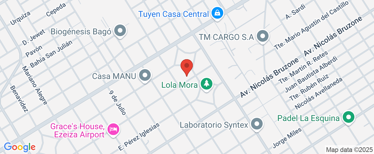 Mapa de la ubicación