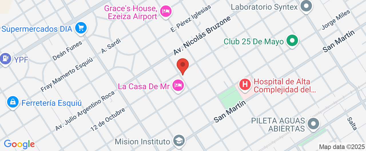 Mapa de la ubicación