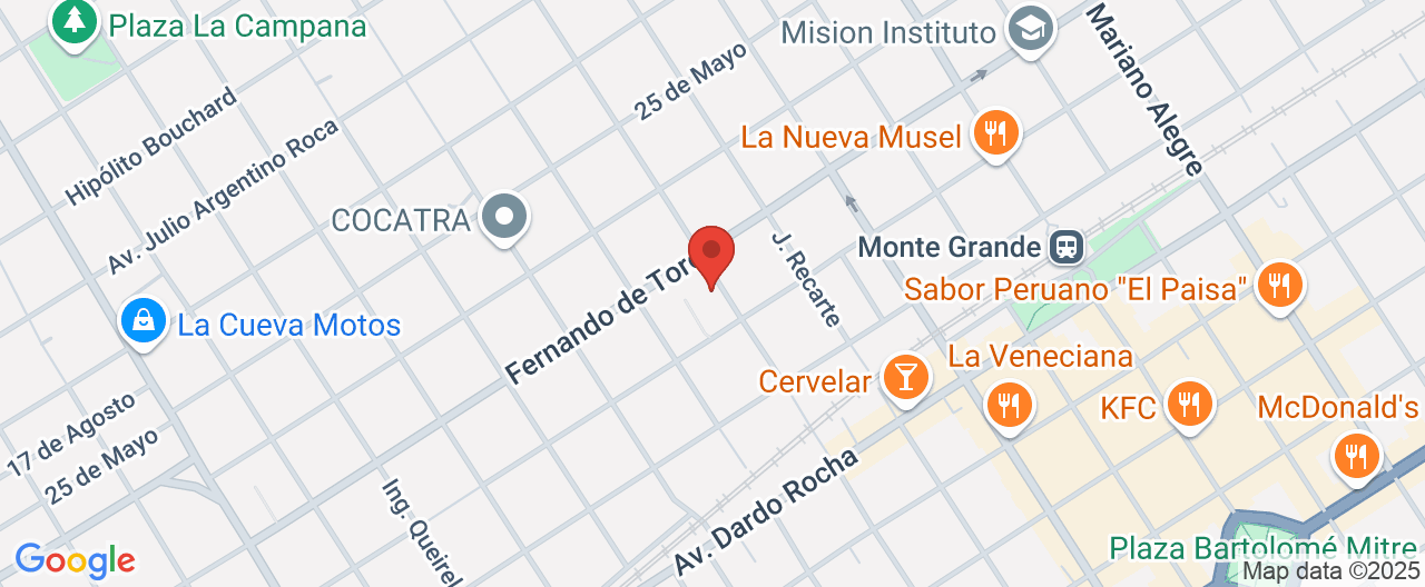 Mapa de la ubicación