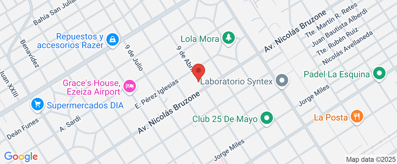 Mapa de la ubicación