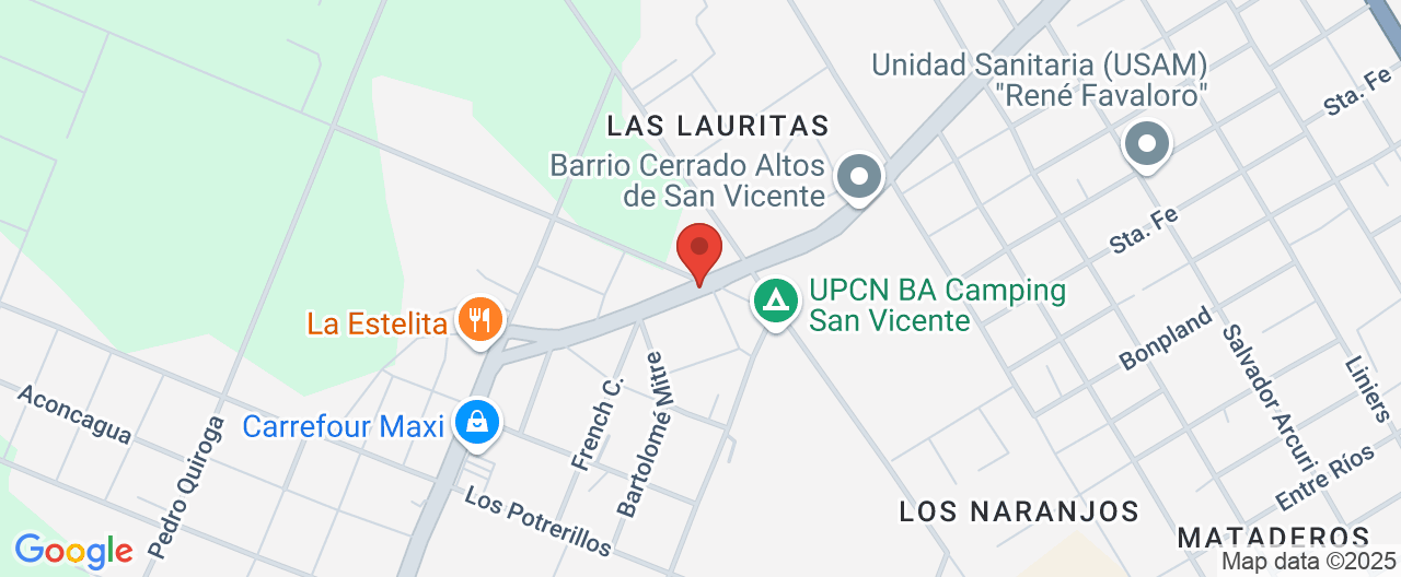 Mapa de la ubicación