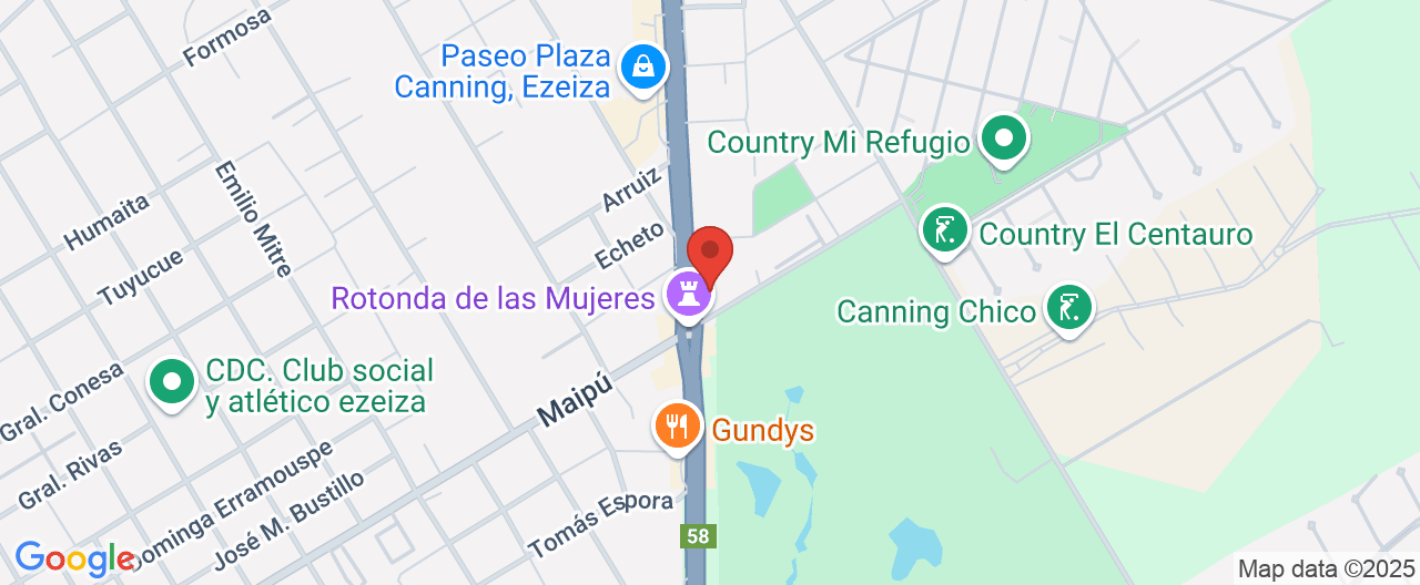 Mapa de la ubicación