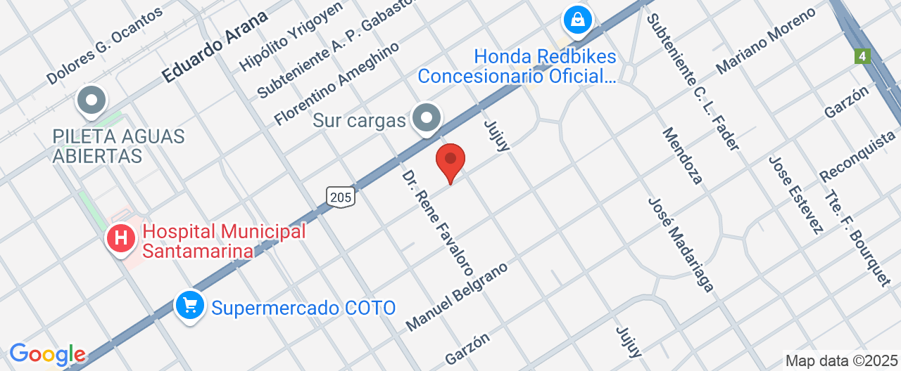 Mapa de la ubicación