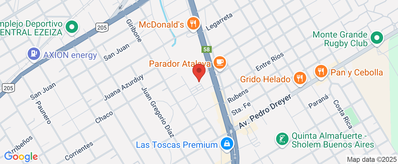 Mapa de la ubicación