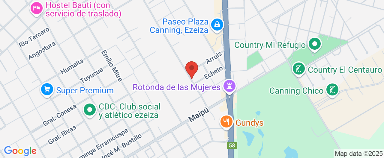 Mapa de la ubicación