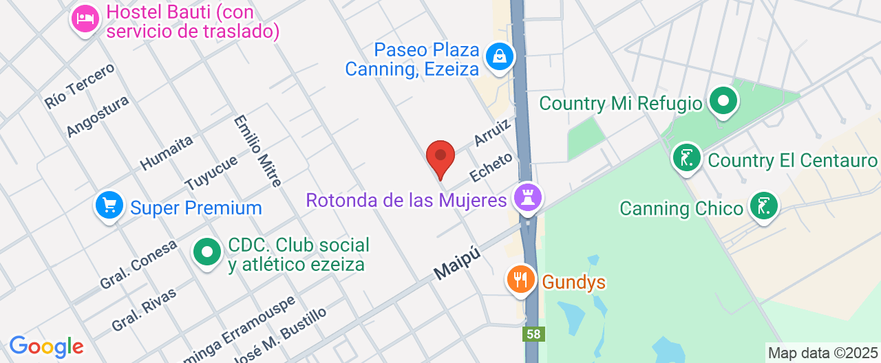 Mapa de la ubicación