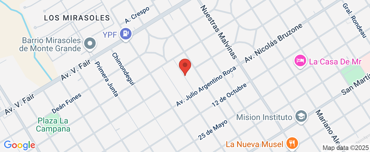 Mapa de la ubicación
