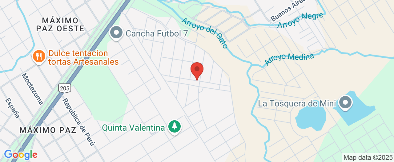 Mapa de la ubicación