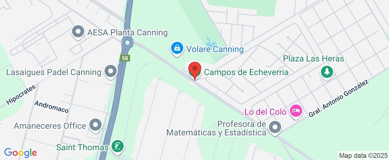 Mapa de la ubicación