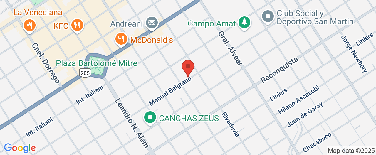 Mapa de la ubicación