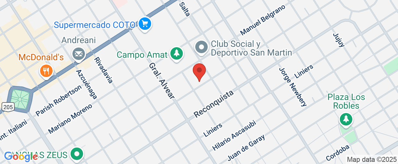 Mapa de la ubicación