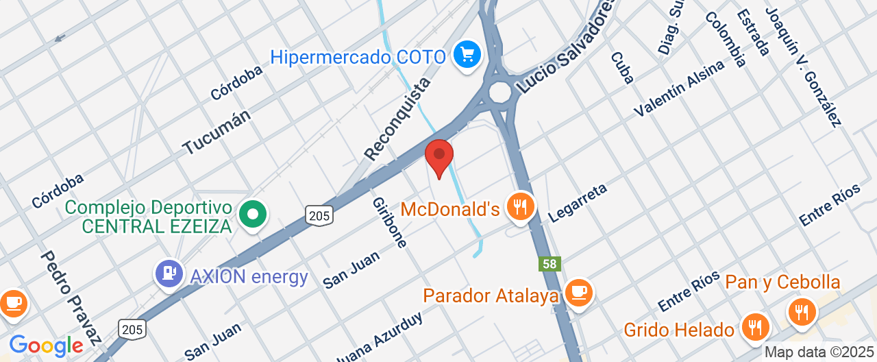 Mapa de la ubicación
