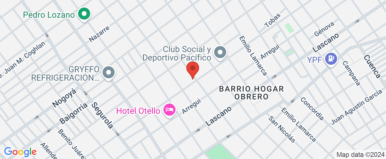 Mapa de la ubicación