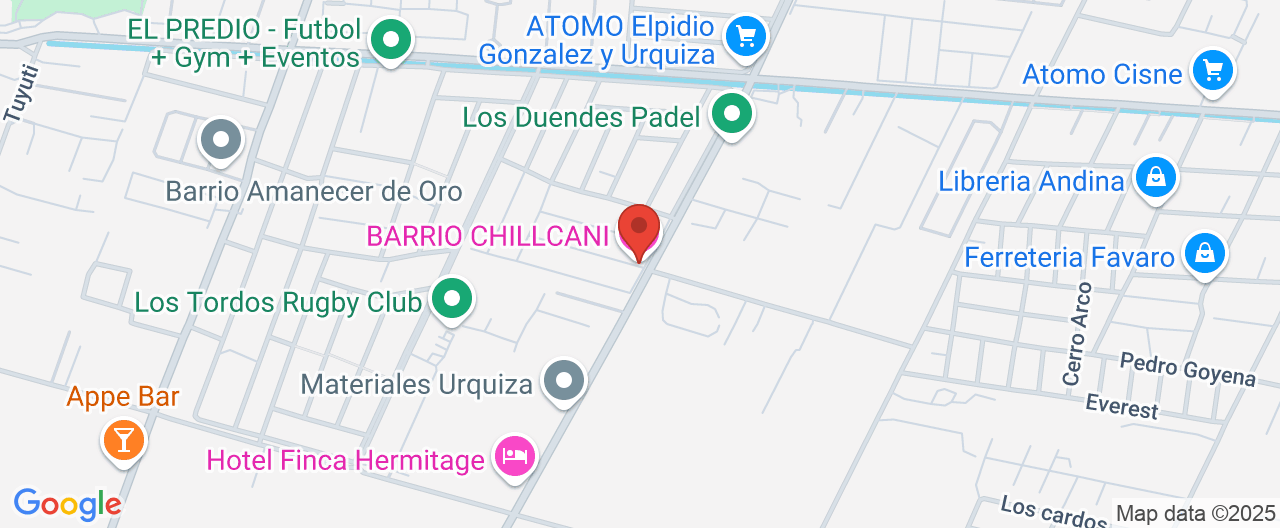 Mapa de la ubicación