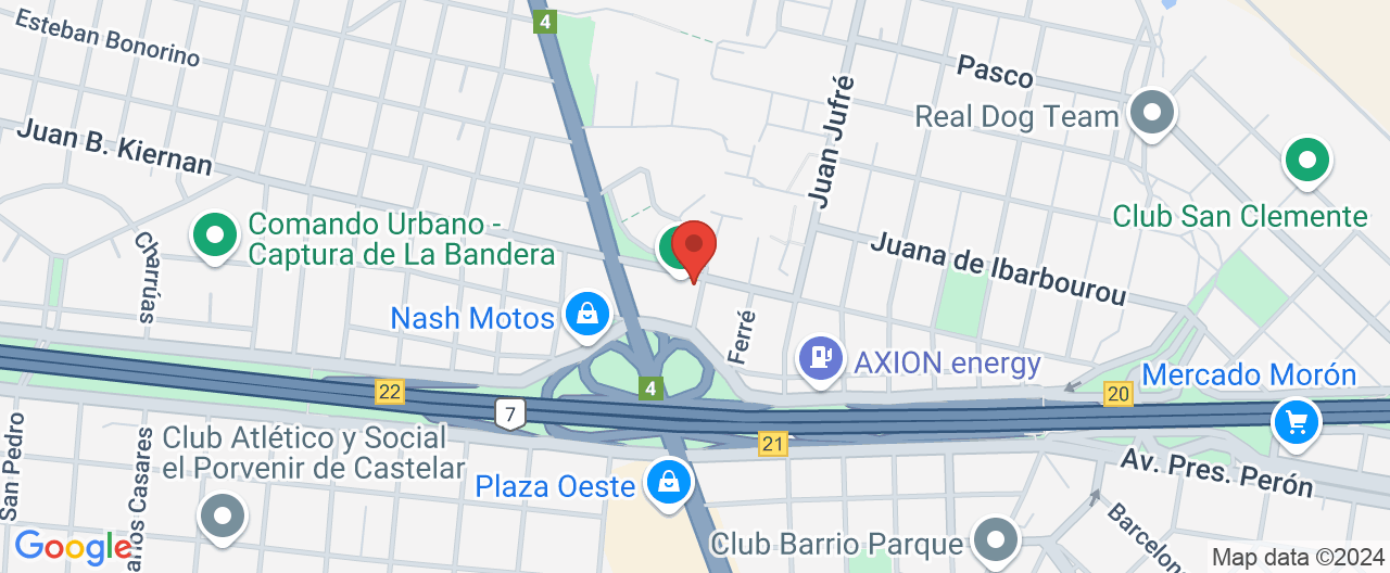 Mapa de la ubicación