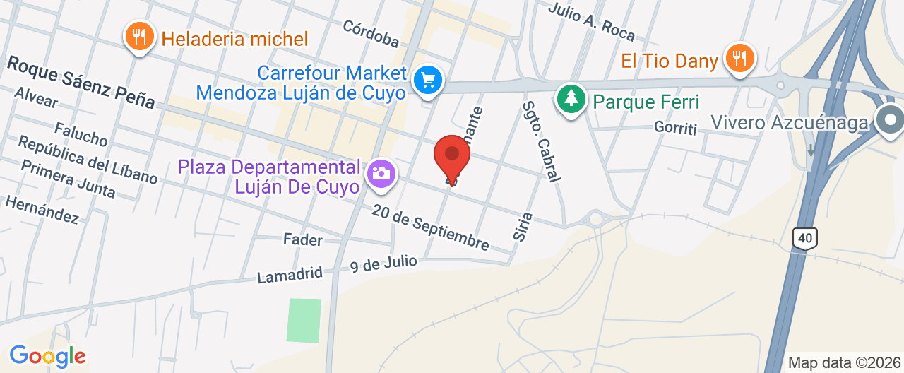 Mapa de la ubicación