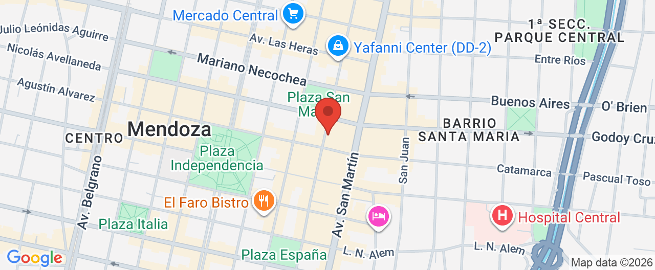 Mapa de la ubicación