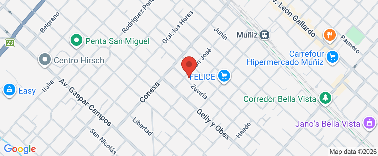Mapa de la ubicación