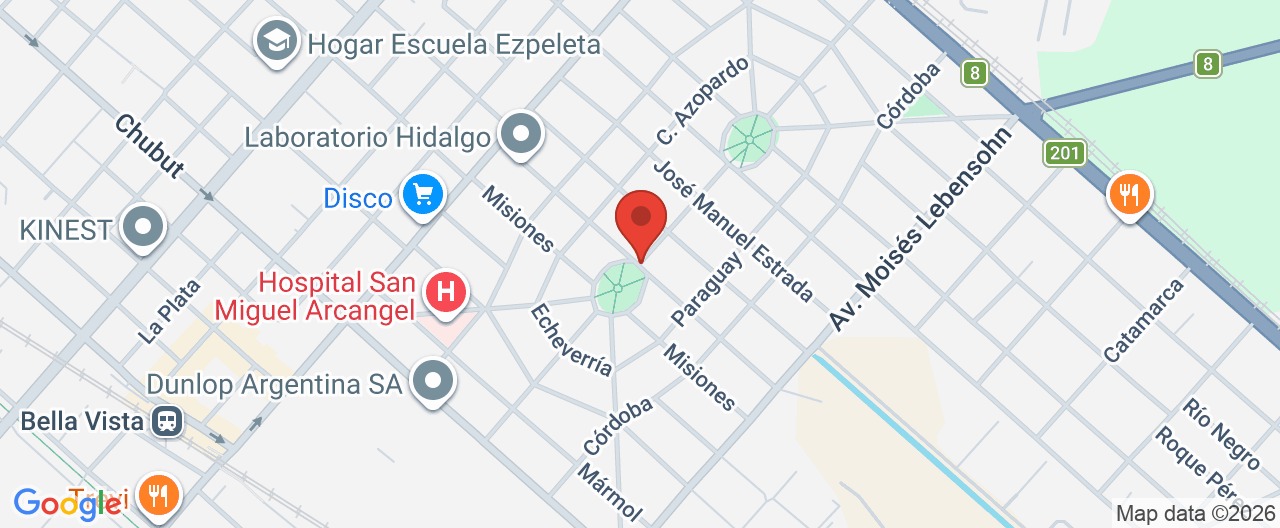 Mapa de la ubicación