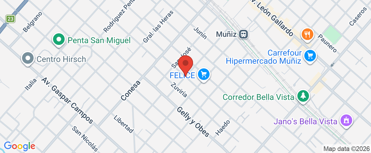 Mapa de la ubicación