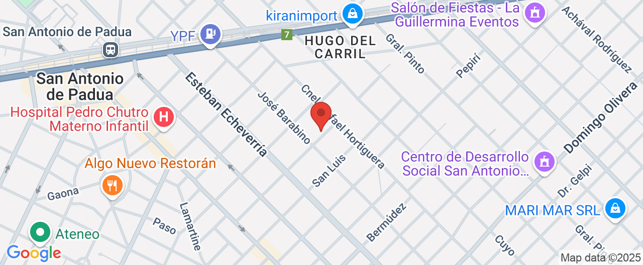 Mapa de la ubicación