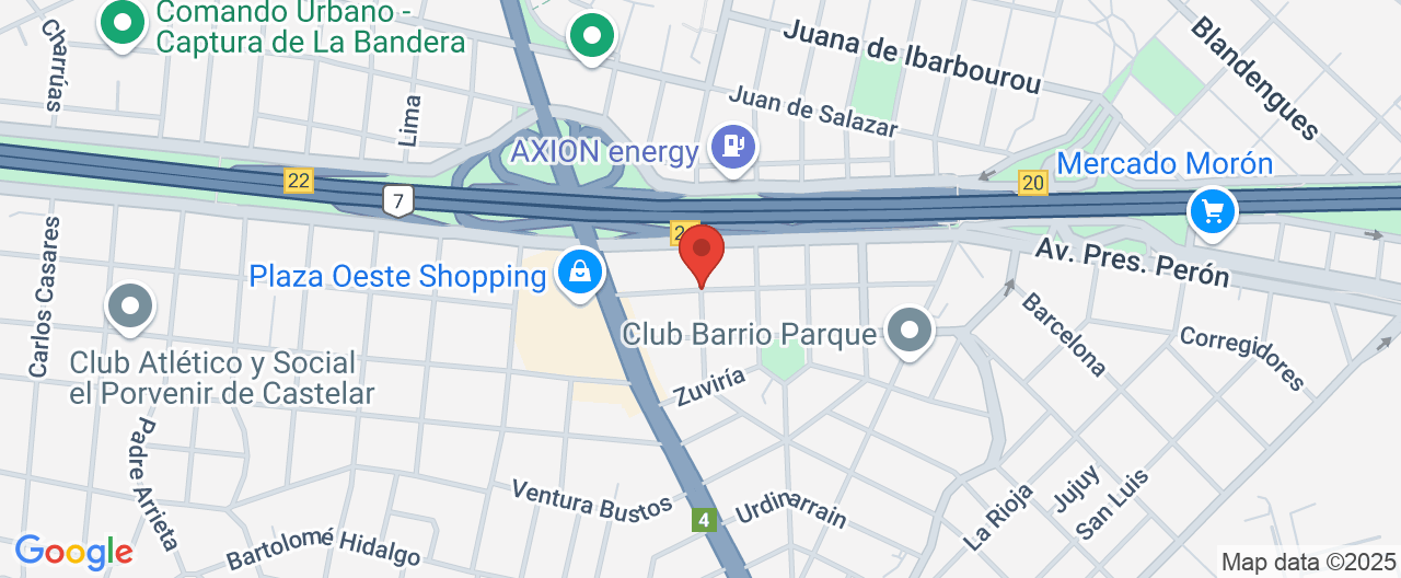 Mapa de la ubicación