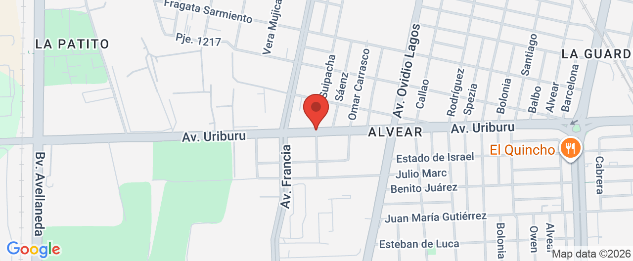 Mapa de la ubicación