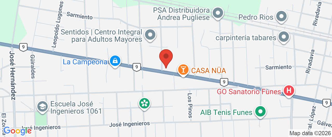 Mapa de la ubicación
