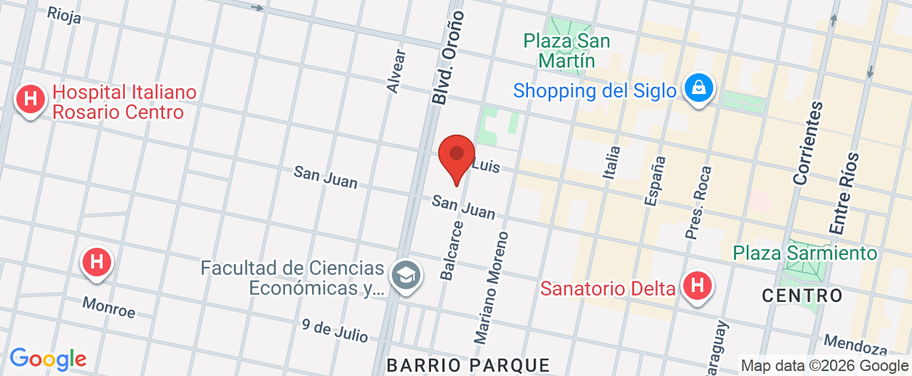 Mapa de la ubicación