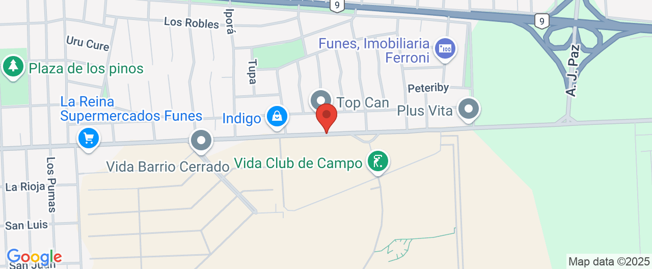 Mapa de la ubicación