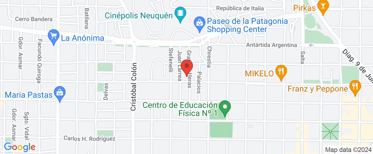 Mapa de la ubicación
