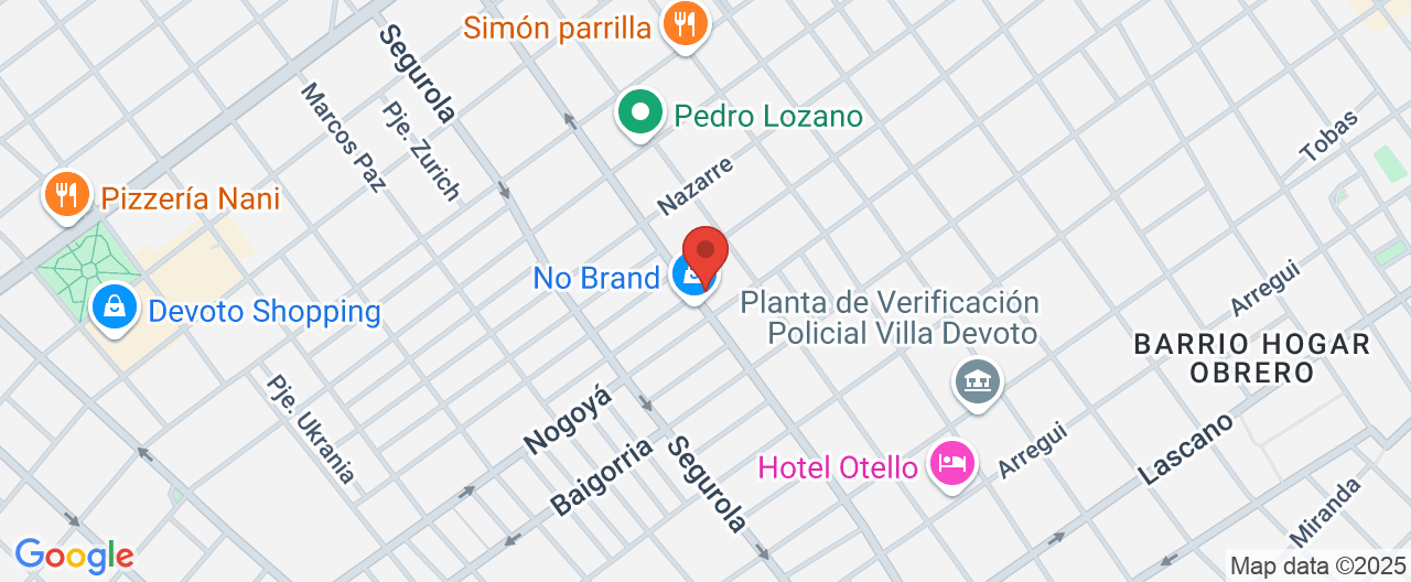 Mapa de la ubicación