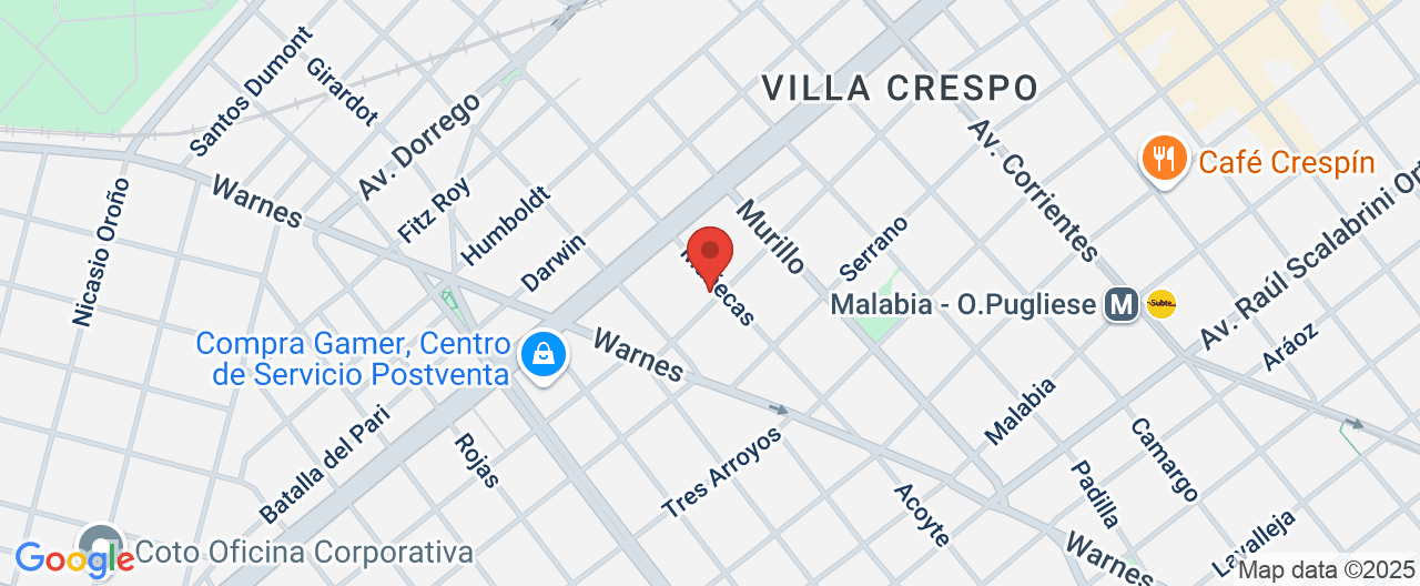 Mapa de la ubicación