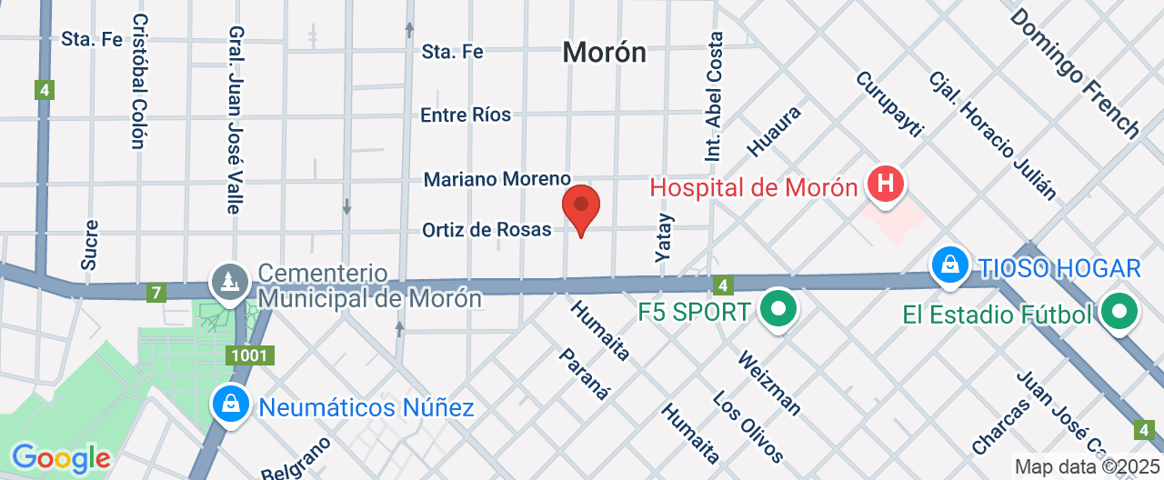 Mapa de la ubicación