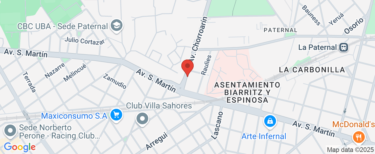 Mapa de la ubicación