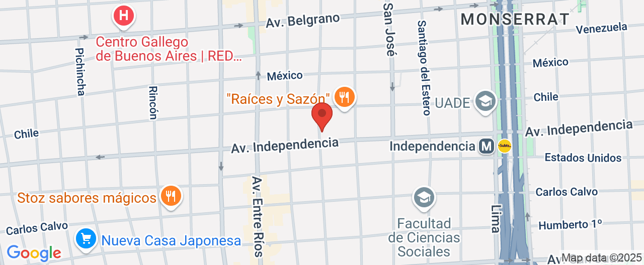 Mapa de la ubicación