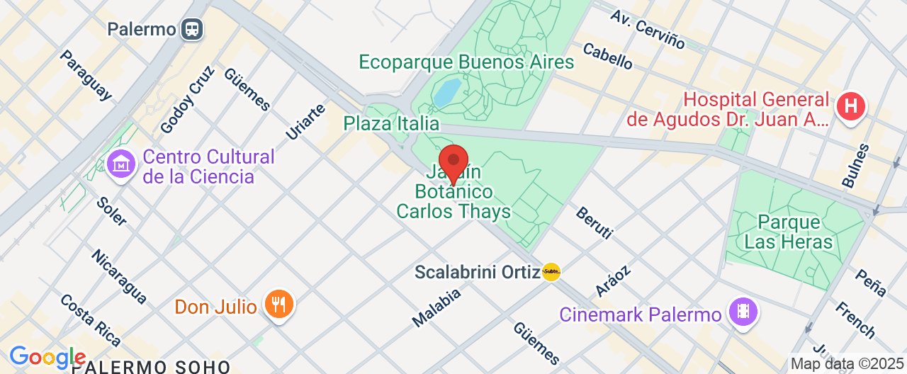 Mapa de la ubicación