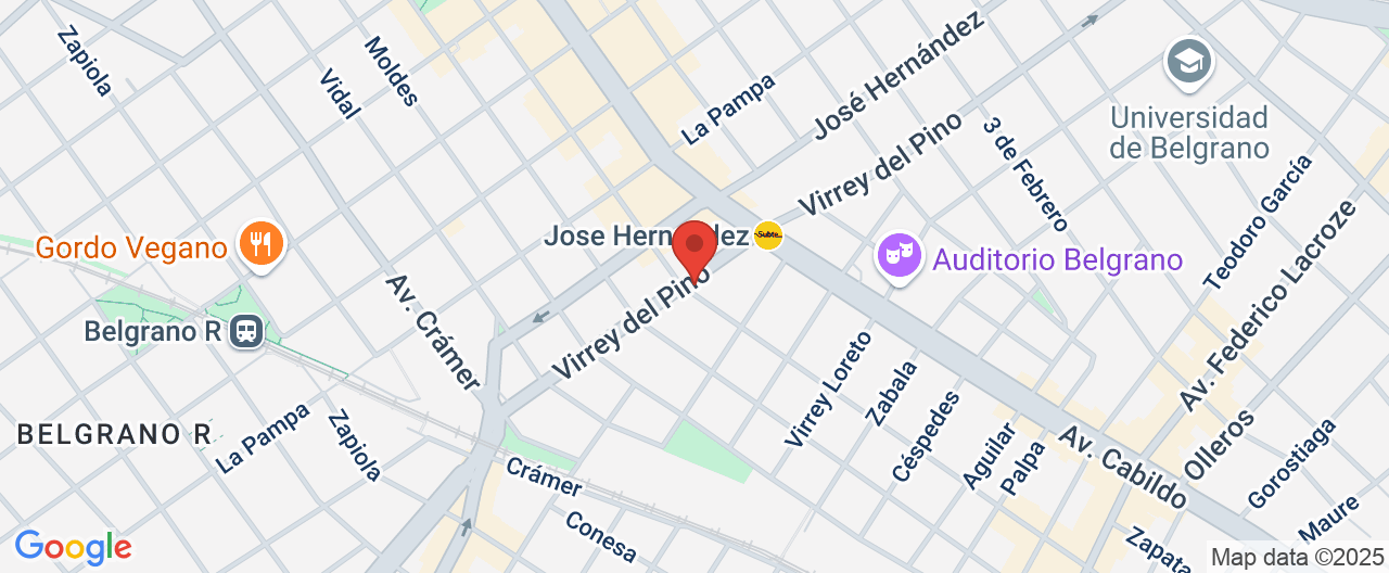Mapa de la ubicación