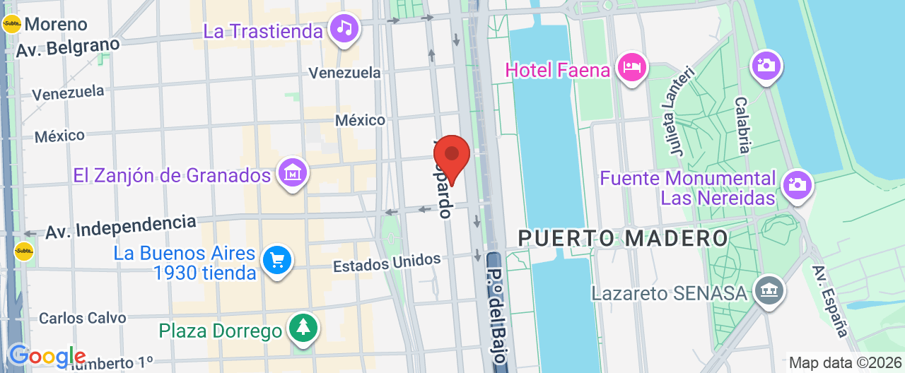 Mapa de la ubicación