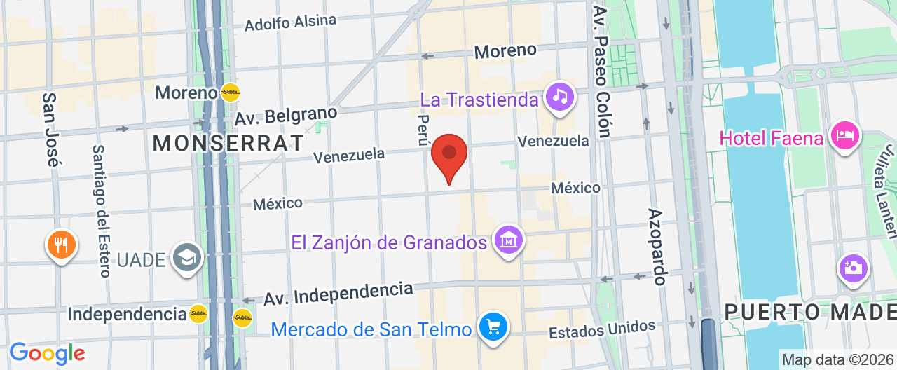 Mapa de la ubicación