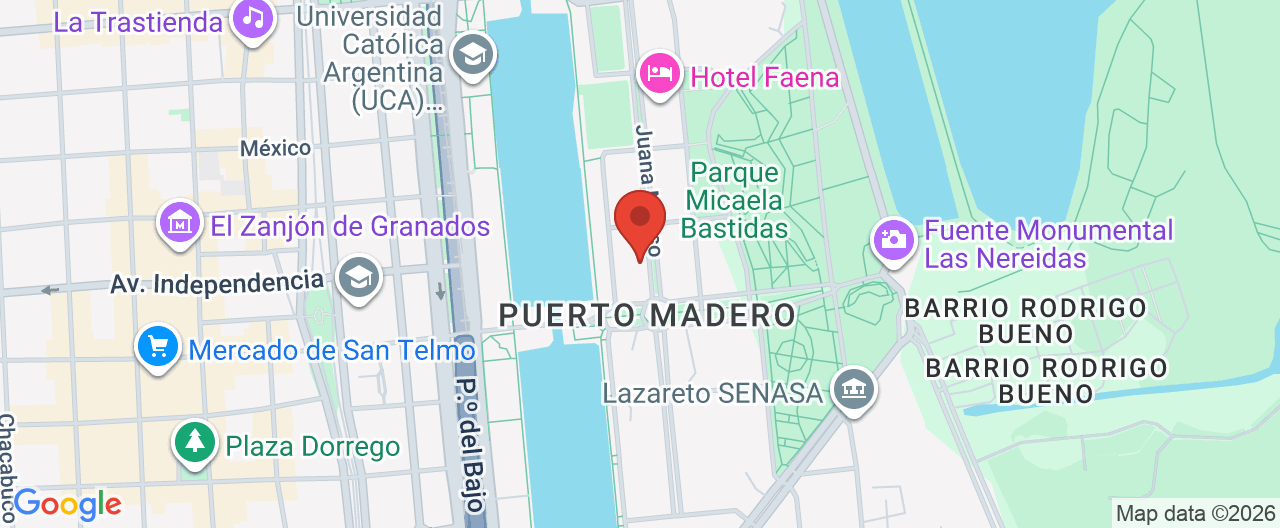 Mapa de la ubicación